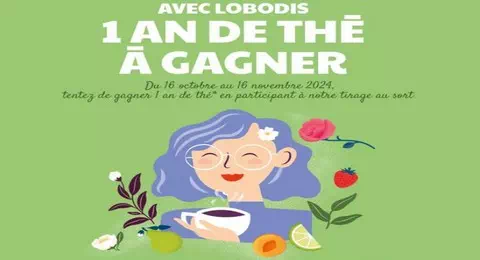 Concours Lobodis 1 an de Thé à Gagner