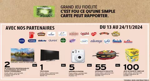 Grand Jeu Fidélité Intermarché 163 Lots à Remporter