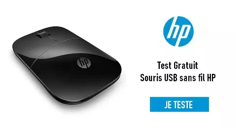 Tester des Produits Test Gratuit : Souris USB sans fil HP