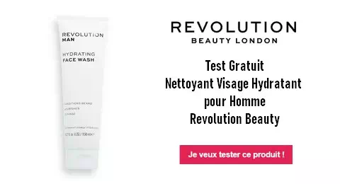 Free Cosmetic Testing Test Gratuit : Nettoyant Visage Hydratant pour Homme – Revolution Beauty