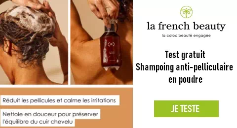 Test Gratuit Le french Beauty : 1er Shampoing Anti-pelliculaire en Poudre