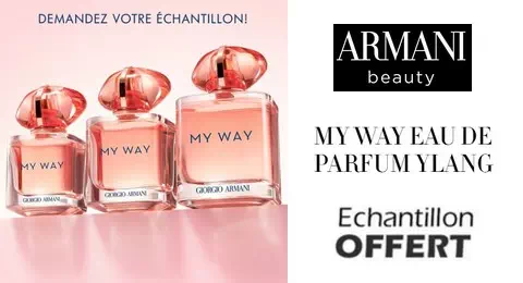 Échantillon Gratuit Eau de Parfum My Way YLANG de GIORGIO ARMANI