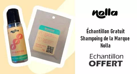 Échantillon Gratuit : Shampoing de la Marque Nolla