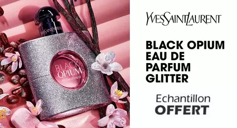 Échantillon Gratuit Eau de Parfum Black Opium Glitter de Yves Saint Laurent