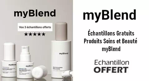 Échantillons Gratuits Produits Soins et Beauté myBlend