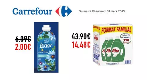 Carrefour : Promotions et optimisations (Offres Valables du 18 au 31 Mars 2025)