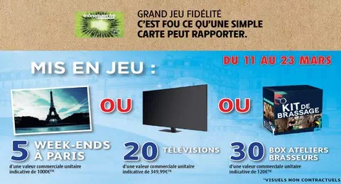 Grand Jeu Fidélité Intermarché 55 Lots à Remporter