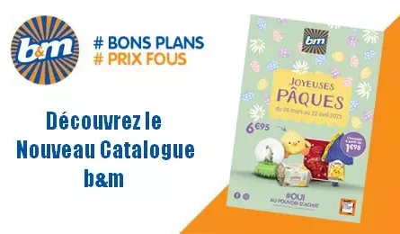 b&m catalogue spécial Pâques valable du 26 Mars au 22 Avril 2025
