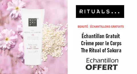 Échantillon Gratuit Crème pour le Corps The Ritual of Sakura
