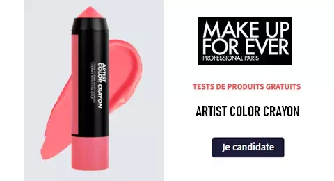 Tests Gratuits Le Club Her Story : Artist Color Crayon de MAKE UP FOR EVER