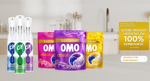 CIF – OMO Votre Produit Satisfait ou 100% Remboursé