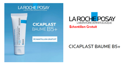 Echantillon Gratuit La Roche Posay Cicaplast Baume B5+ Crème Ultra-Réparatrice Apaisante