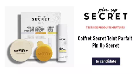 Beauté Privée Test Gratuit : Coffret Secret Teint Parfait – Pin Up Secret
