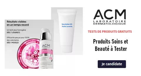 ACM Laboratoire Dermatologique Tests de Produits Gratuits : Produits Soins et Beauté à Tester
