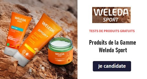 Veepee Le Club Tests Gratuits : Produits Gamme Weleda Sport