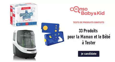 ConsoBaby&Kid Tests Produits : 33 Produits pour la Maman et le Bébé à Tester