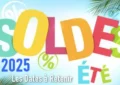Soldes d'été 2025 les dates