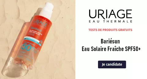 Uriage Eau Thermale Tests Gratuits : BARIÉSUN – EAU SOLAIRE FRAÎCHE SPF50+