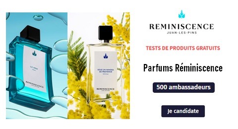 Sampleo Test Gratuit : Gamme de parfums Réminiscence