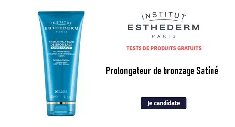 Blissim La Communauté Test Gratuit : Prolongateur de Bronzage Satiné Institut Esthederm