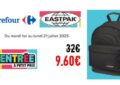 La Rentrée à Petit Prix Carrefour : Sac EASTPAK à 9.60€ au lieu de 32€