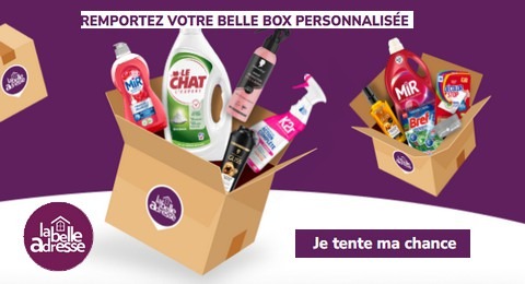 Concours La Belle Adresse Votre Belle Box Personnalisée à Gagner
