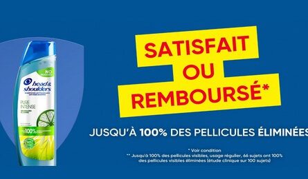 Head & Shoulders Satisfait ou 100% Rembourses