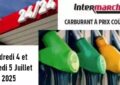 Intermarché Carburants à Prix Coûtant les 4 et 5 Juillet 2025
