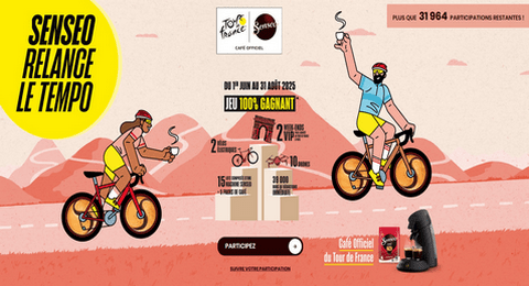 Concours Tour de France – Senseo plus de 39.000 Lots à Gagner