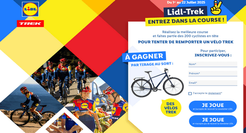 Grand Jeu Lidl Trek des Vélos Trek District 3 Equipped à Gagner