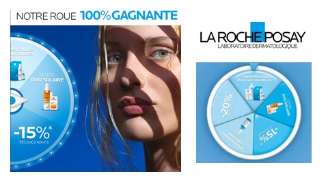 Jeu Concours Roue 100% gagnante La Roche-Posay de Nombreux Lots à Gagner