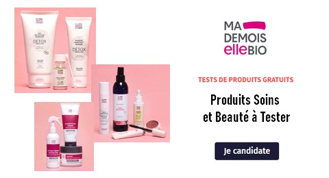 Test Gratuit Mademoiselle Bio : Produits Soins et Beauté à tester