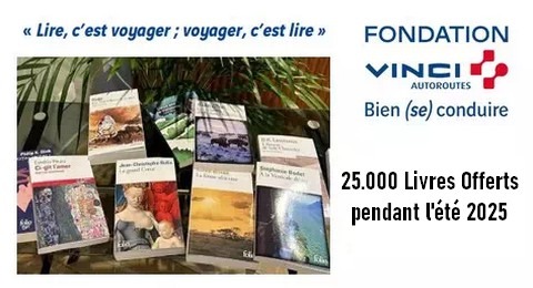 Bon plan Gratuit : 25 000 livres Offerts sur la Route des Vacances