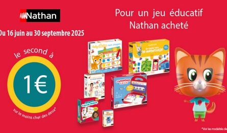Nathan Offre de Remboursement été 2025 : Votre Second Jeu à 1€