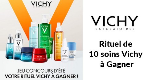 Concours Vichy votre Rituel de 10 Soins Vichy à Gagner