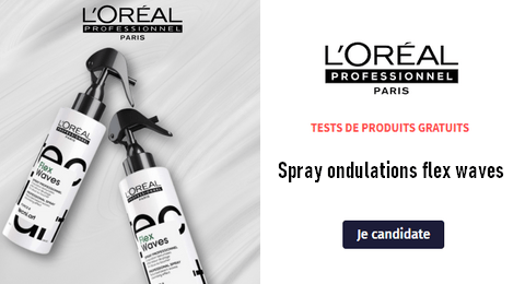 Gouiran Créative Tests Produits : Spray ondulations flex waves L’Oréal Professionnel