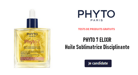 Test Gratuit Phyto Paris : Phyto7 Elixir Huile de Phyto Paris