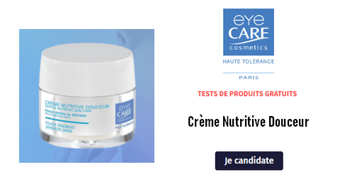 Test Gratuit Eye Care Cosmétics : Crème Nutritive Douceur Eye Care Cosmétics