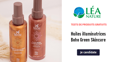 Test Gratuit Le Club Lea Nature : Huiles illuminatrices de Boho Green Skincare