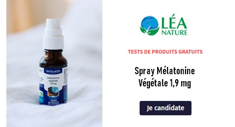 Test Gratuit Le Club Lea Nature : Spray Mélatonine Végétale 1,9 mg