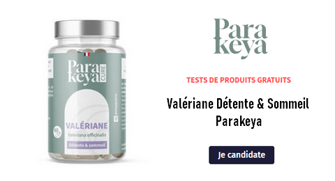 Test Gratuit Parakeya : Valériane Détente & Sommeil Parakeya