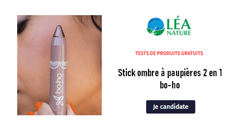 Test Gratuit Le Club Lea Nature : Stick ombre à paupières 2 en 1 Bo.Ho