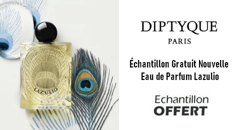 Échantillon Gratuit Nouvelle Eau de Parfum Lazulio de Diptyque Paris