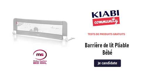 KIABI Community Test Gratuit : Barrière de Lit Bébé
