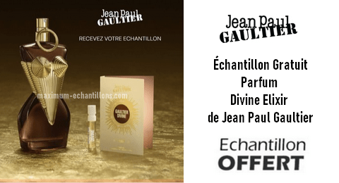 Échantillon Gratuit Eau de Parfum Divine Elixir de Jean Paul Gaultier