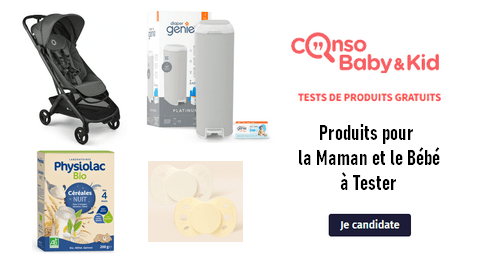 Test de Produit ConsoBaby : Produits pour la Maman et le Bébé à Tester