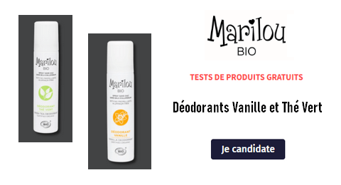 Marilou Bio Tests de Produits : Déodorants Thé Vert et Vanille Marilou Bio