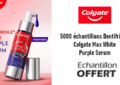 Échantillons Gratuits 5000 échantillons Dentifrice Colgate Max White Purple Serum