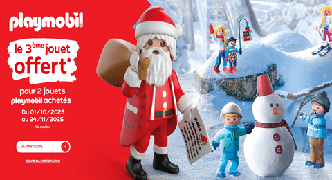 Offre Playmobil Noël 2025 : Votre 3ème Jouets Playmobil 100% Remboursé