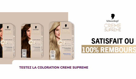 Schwarzkopf Offre Satisfait ou 100 % Remboursé pour d'une Coloration Crème Supreme Schwarzkopf